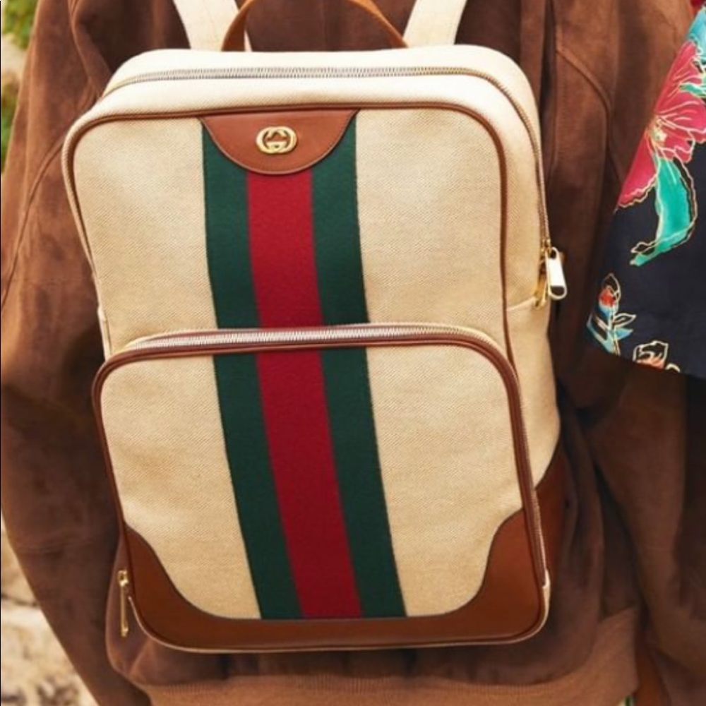 “ SOLD “New Authentic Gucci Backpack